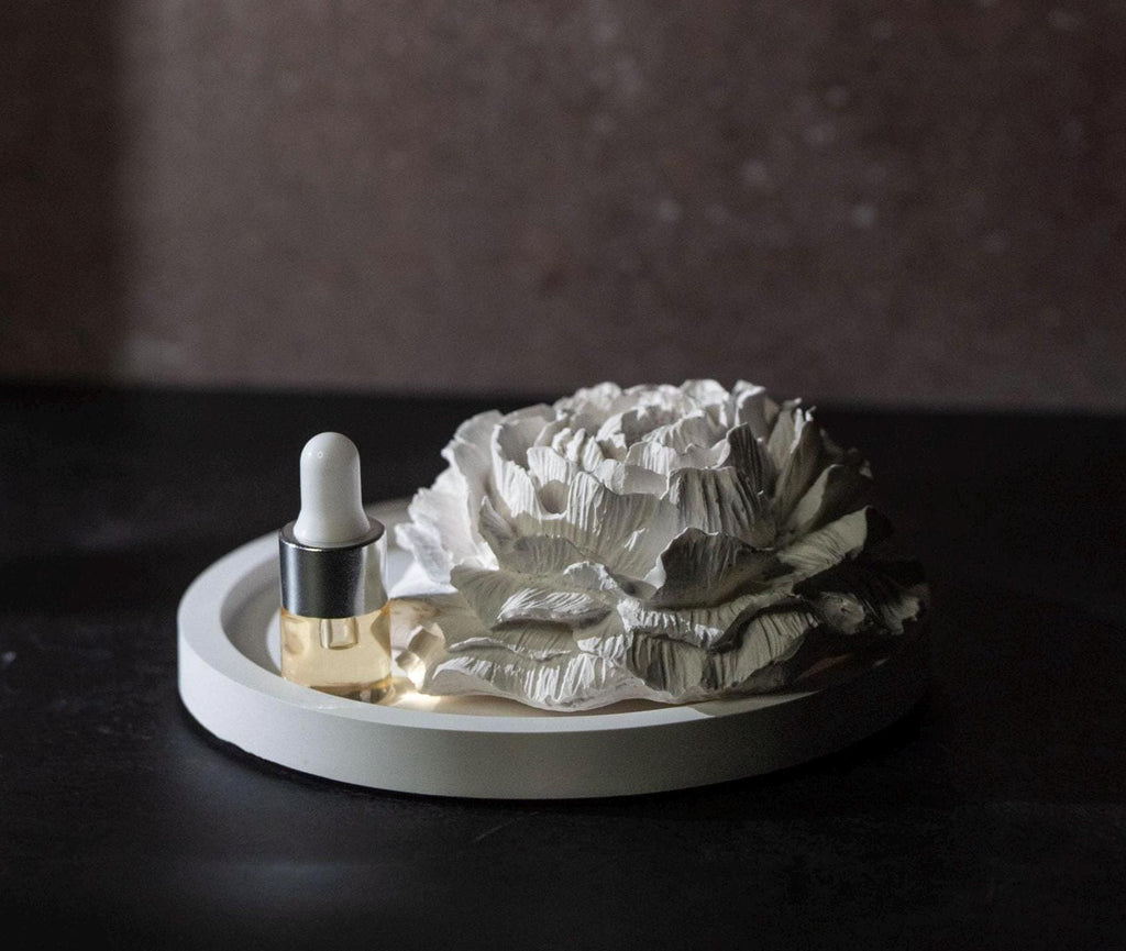 Handcrafted Peony Aroma Stone Diffuser | Gypsum Home Fragrance Decor