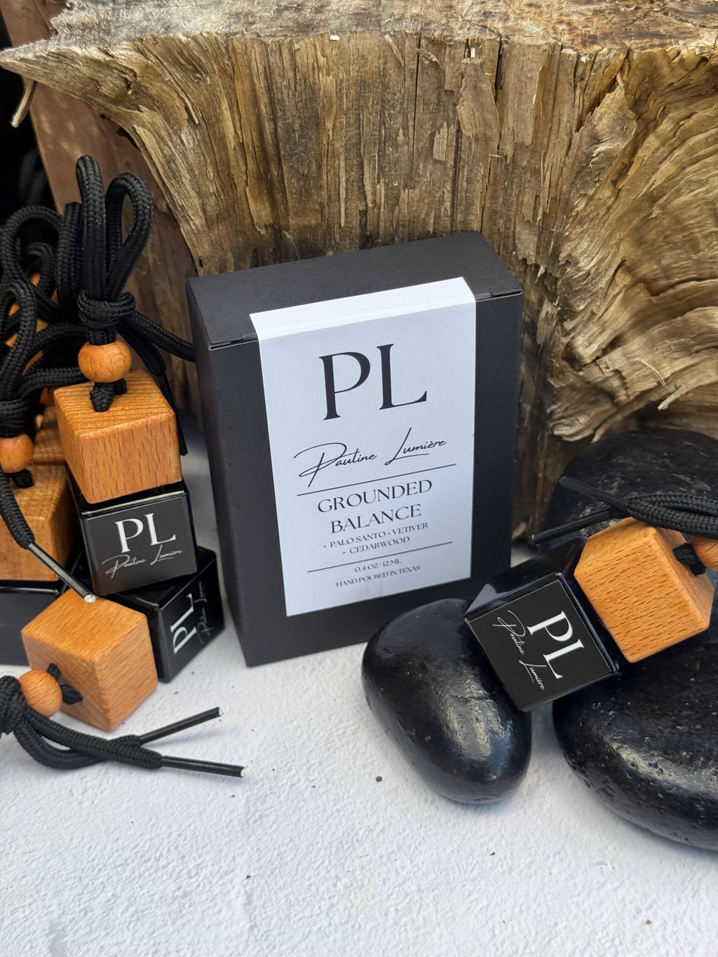 Handmade Car Diffuser • Palo Santo, Vetiver, Cedarwood Aromatherapy (8ml)