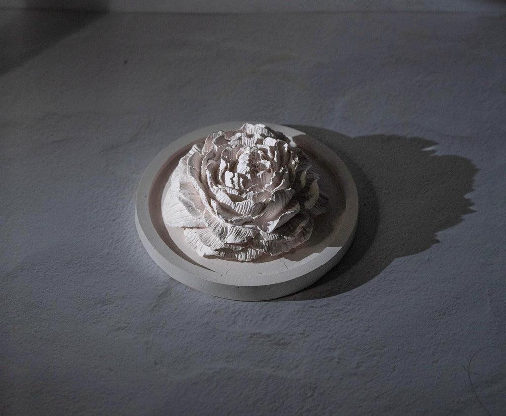 Handcrafted Peony Aroma Stone Diffuser | Gypsum Home Fragrance Decor