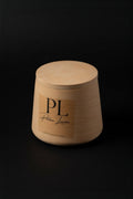 Handmade Soy Candle with Frankincense • Terracotta Plaster Holder, Spiritual Awakening