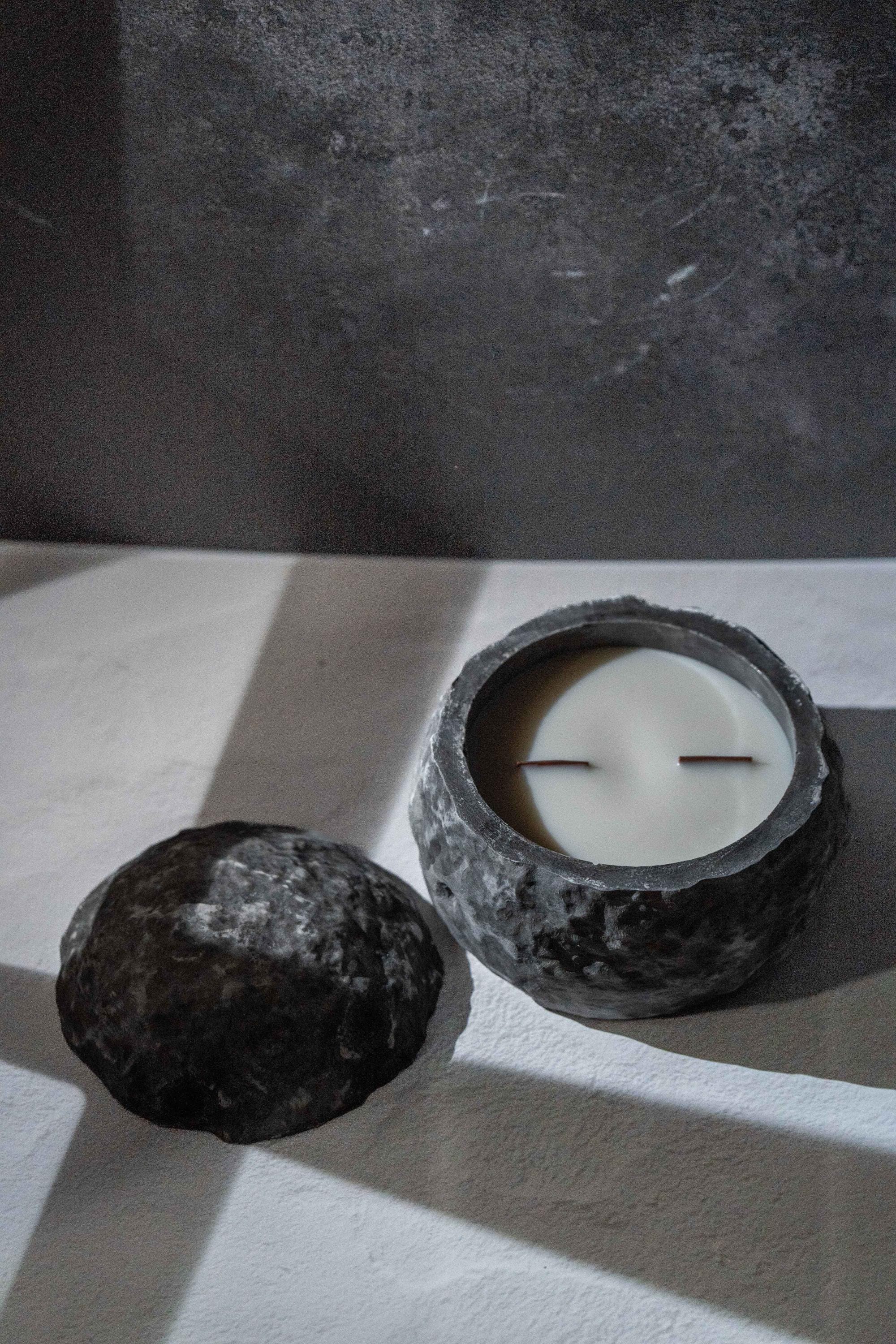 Gilded Pear & Cashmere Woods • Moon Phase Handmade Luxury Soy Candle | 220g