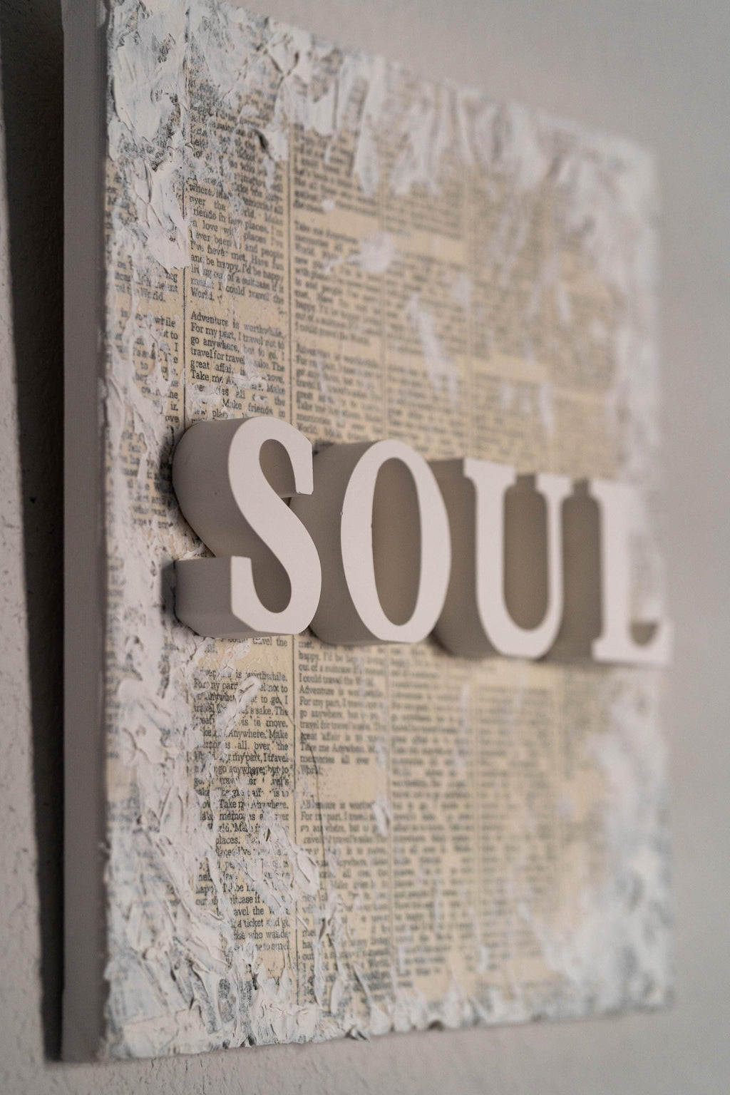 WILD SOUL - Diptych - Textured Gypsum Art Set of 2